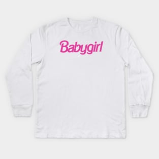 babygirl Kids Long Sleeve T-Shirt